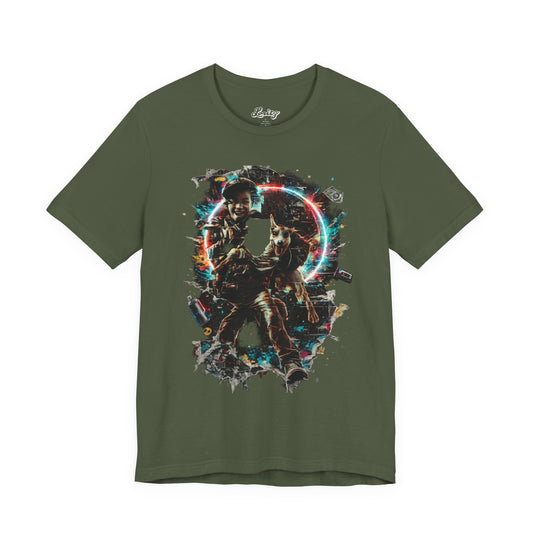 DOGMAN 9 – Neon Chase Streetwear Graphic Tee