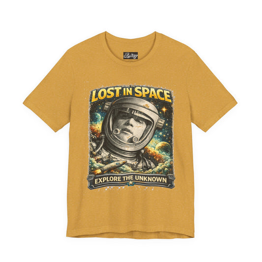 Lost in Space — Vintage Astronaut "Explore the Unknown" Graphic Tee