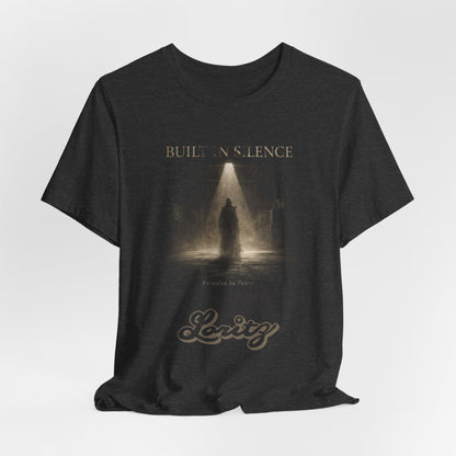 Built in Silence Graphic T-Shirt – Minimalist Shadow Streetwear Tee, Power Statement Shirt