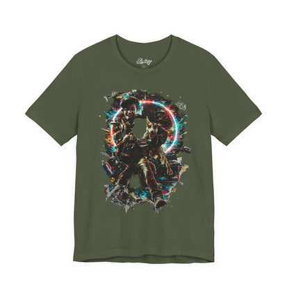 DOGMAN 9 – Neon Chase Streetwear Graphic Tee