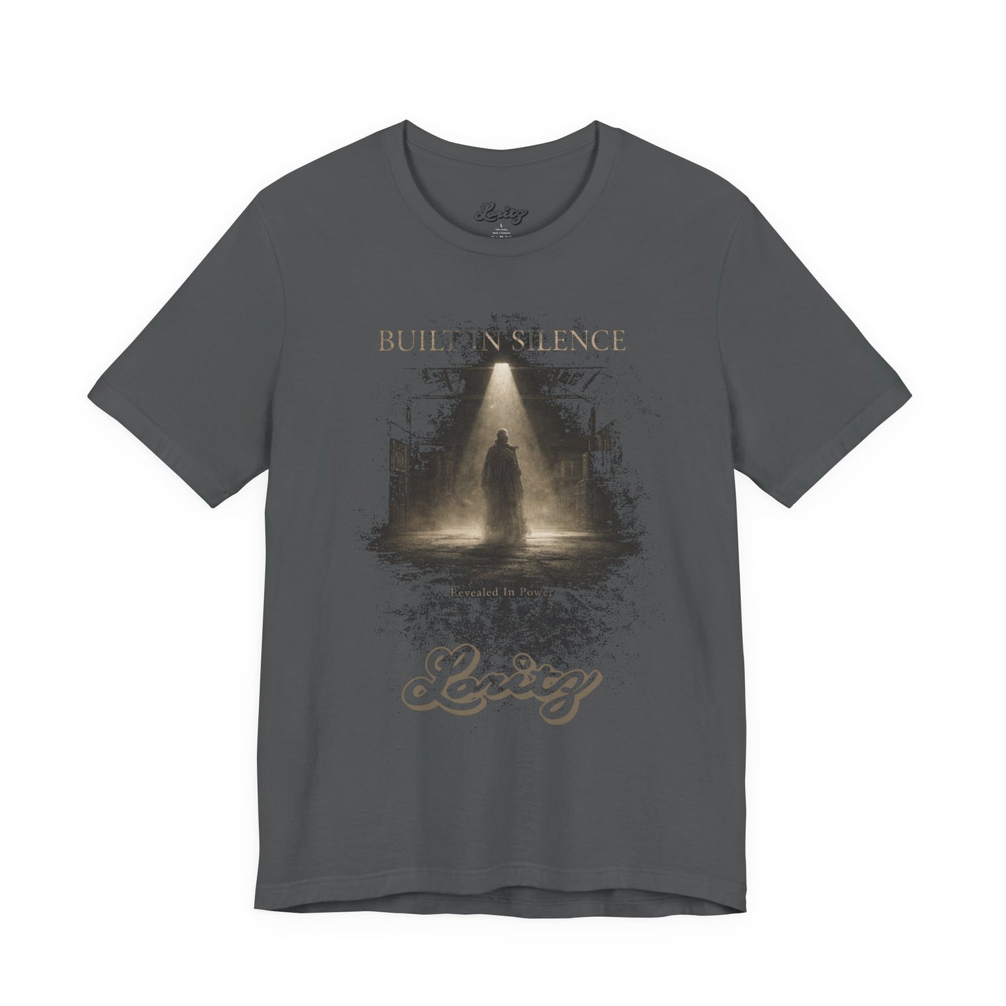 Built in Silence Graphic T-Shirt – Minimalist Shadow Streetwear Tee, Power Statement Shirt