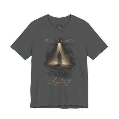 Built in Silence Graphic T-Shirt – Minimalist Shadow Streetwear Tee, Power Statement Shirt
