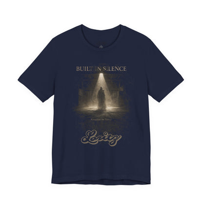 Built in Silence Graphic T-Shirt – Minimalist Shadow Streetwear Tee, Power Statement Shirt