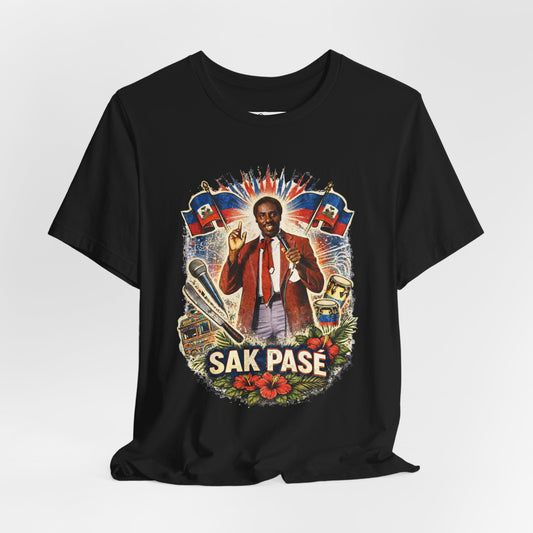 Sak Pase Haitian Pride T-Shirt – Haiti Culture Graphic Tee, Caribbean Streetwear Shirt