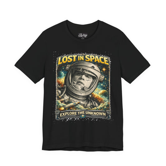Lost in Space — Vintage Astronaut "Explore the Unknown" Graphic Tee