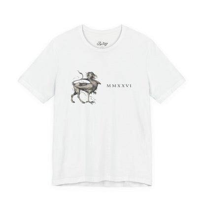 Creature Study Tee — 'MMXXVI' Illustration with 'Study the Creature, Learn the World' Slogan