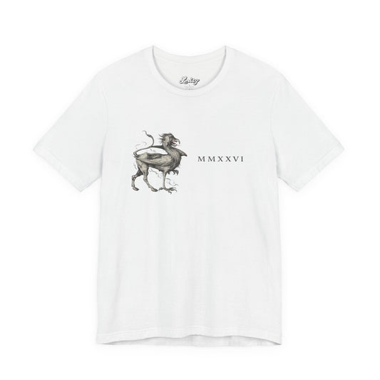 Creature Study Tee — 'MMXXVI' Illustration with 'Study the Creature, Learn the World' Slogan