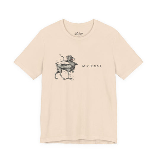 Creature Study Tee — 'MMXXVI' Illustration with 'Study the Creature, Learn the World' Slogan