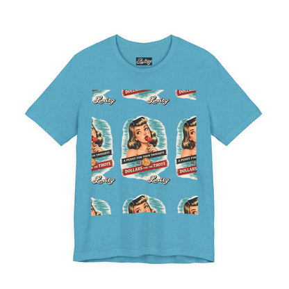 Retro Pin-Up 'Dollars 4 Thots' Graphic Tee