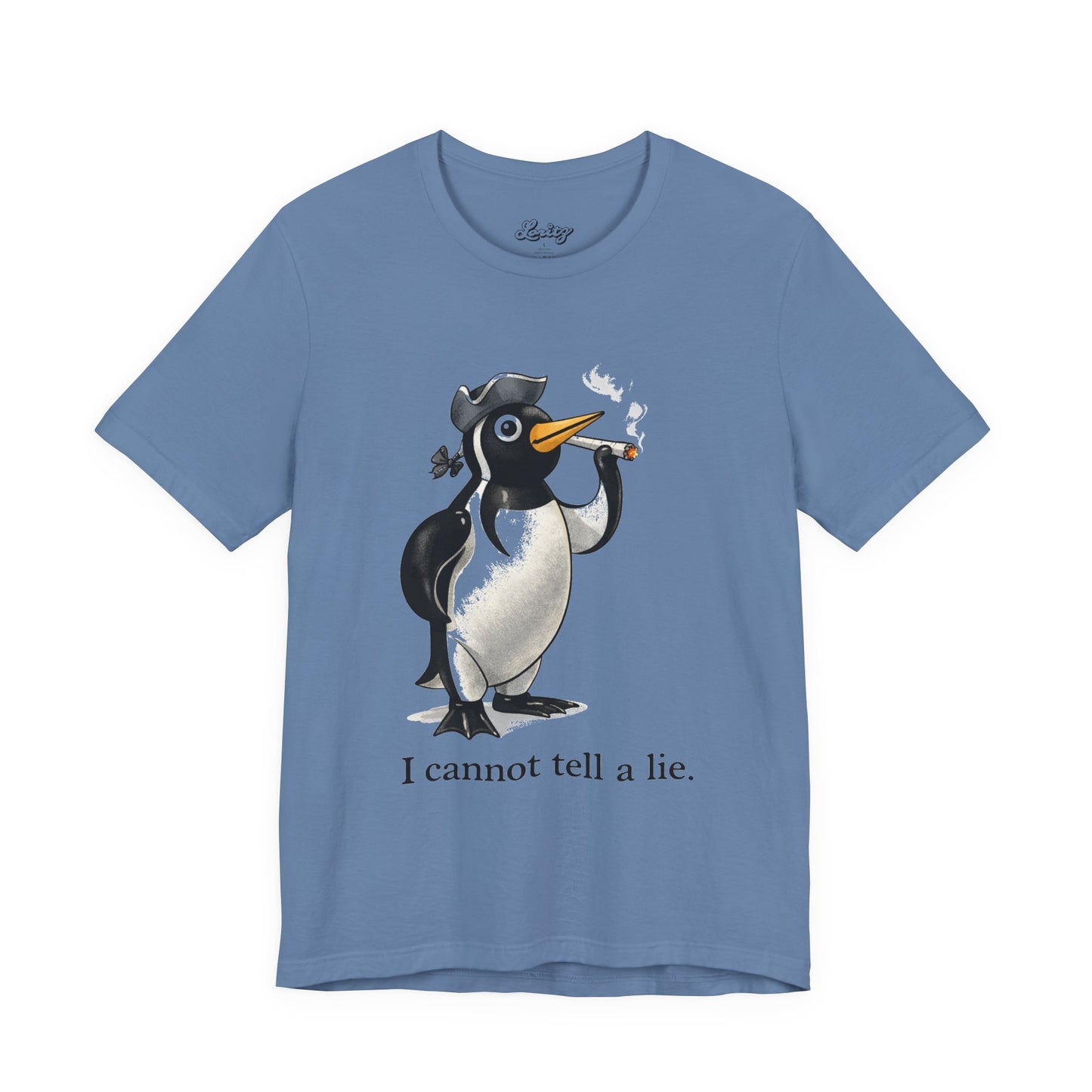 “I Cannot Tell a Lie” Penguin Graphic Tee – Vintage Humor