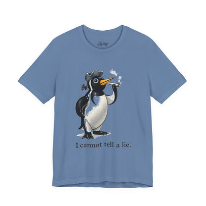 “I Cannot Tell a Lie” Penguin Graphic Tee – Vintage Humor