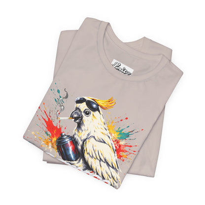 Watch My Back Cockatoo T-Shirt – “Cocky” Graphic Tee