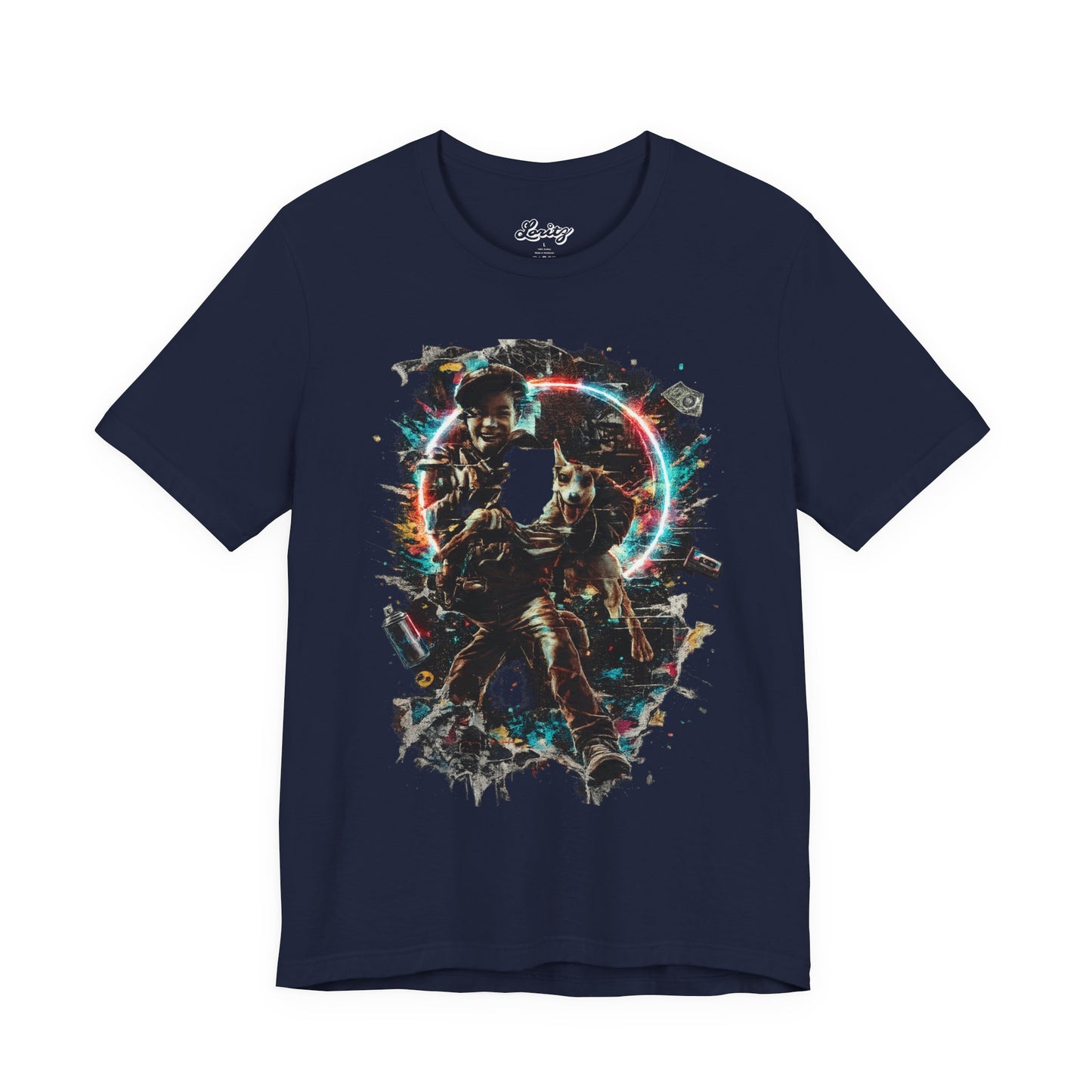 DOGMAN 9 – Neon Chase Streetwear Graphic Tee