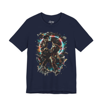 DOGMAN 9 – Neon Chase Streetwear Graphic Tee