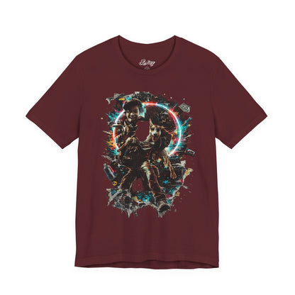 DOGMAN 9 – Neon Chase Streetwear Graphic Tee
