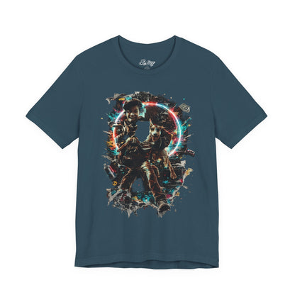 DOGMAN 9 – Neon Chase Streetwear Graphic Tee