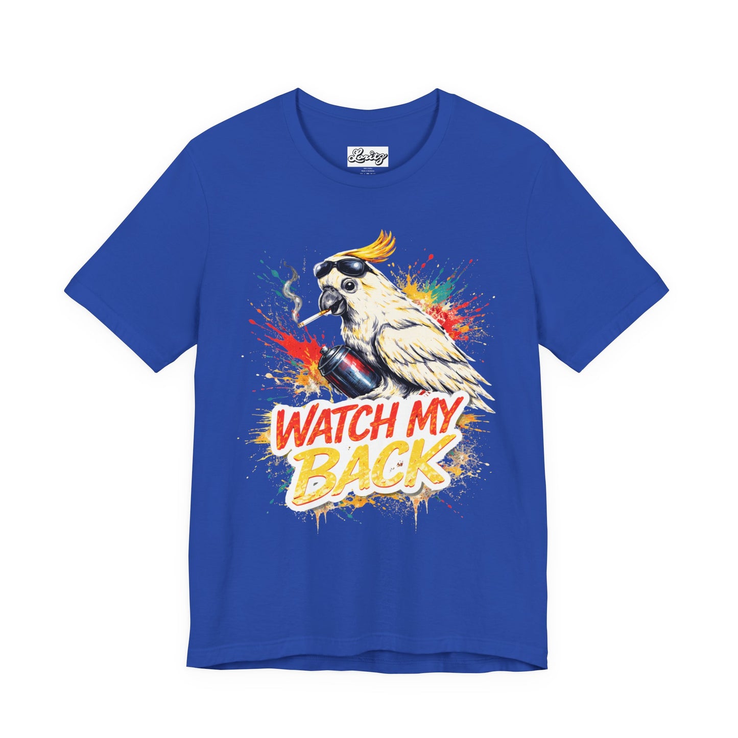 Watch My Back Cockatoo T-Shirt – “Cocky” Graphic Tee