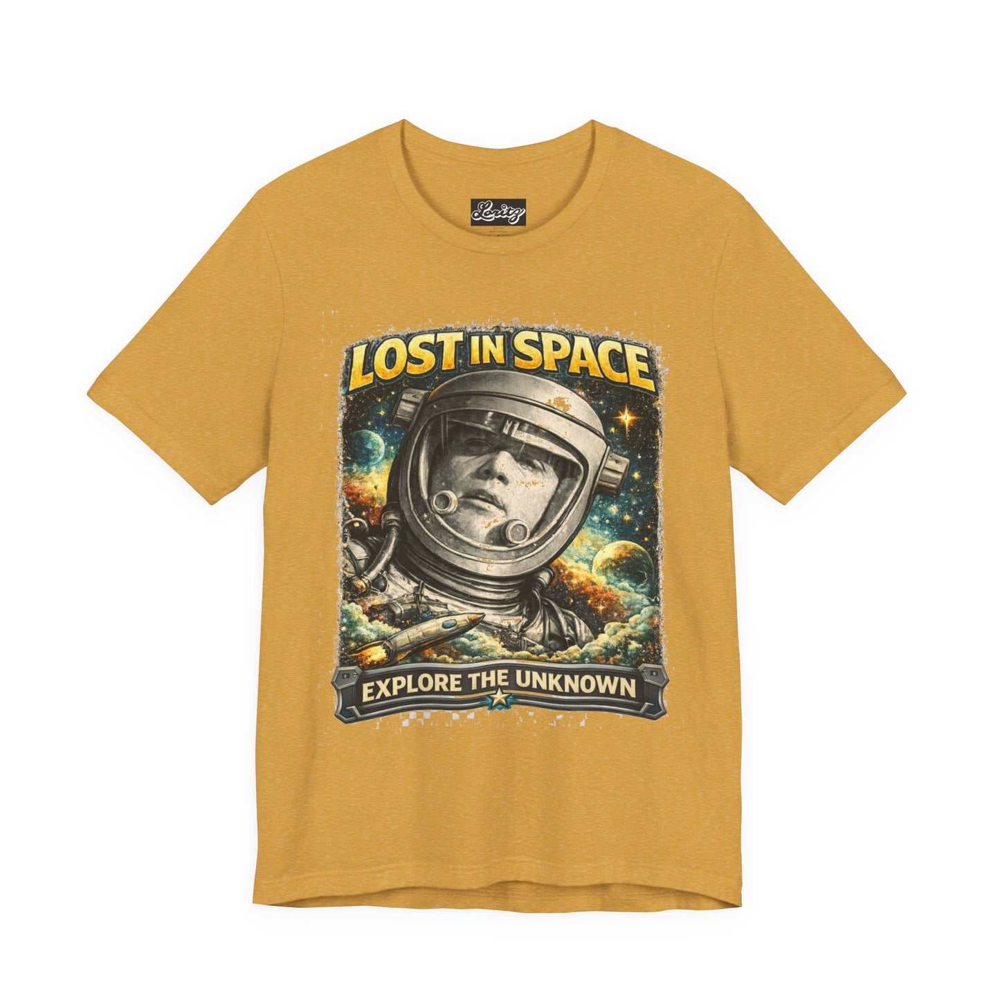 Lost in Space — Vintage Astronaut "Explore the Unknown" Graphic Tee