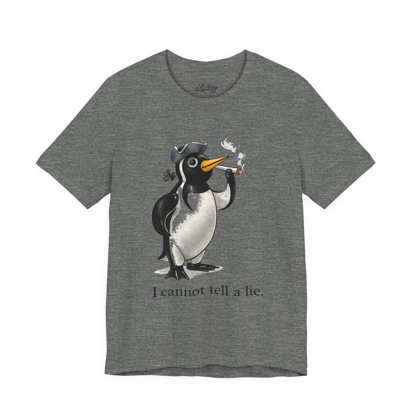 “I Cannot Tell a Lie” Penguin Graphic Tee – Vintage Humor