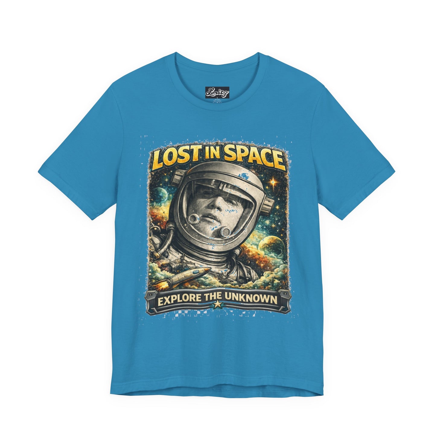 Lost in Space — Vintage Astronaut "Explore the Unknown" Graphic Tee