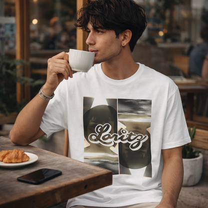 Spotlight Lady T-Shirt – Abstract Face Graphic Tee, Modern Streetwear Shirt
